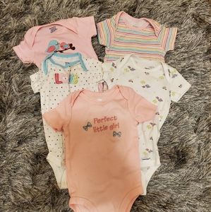Carter's Bundle of 5 onezies